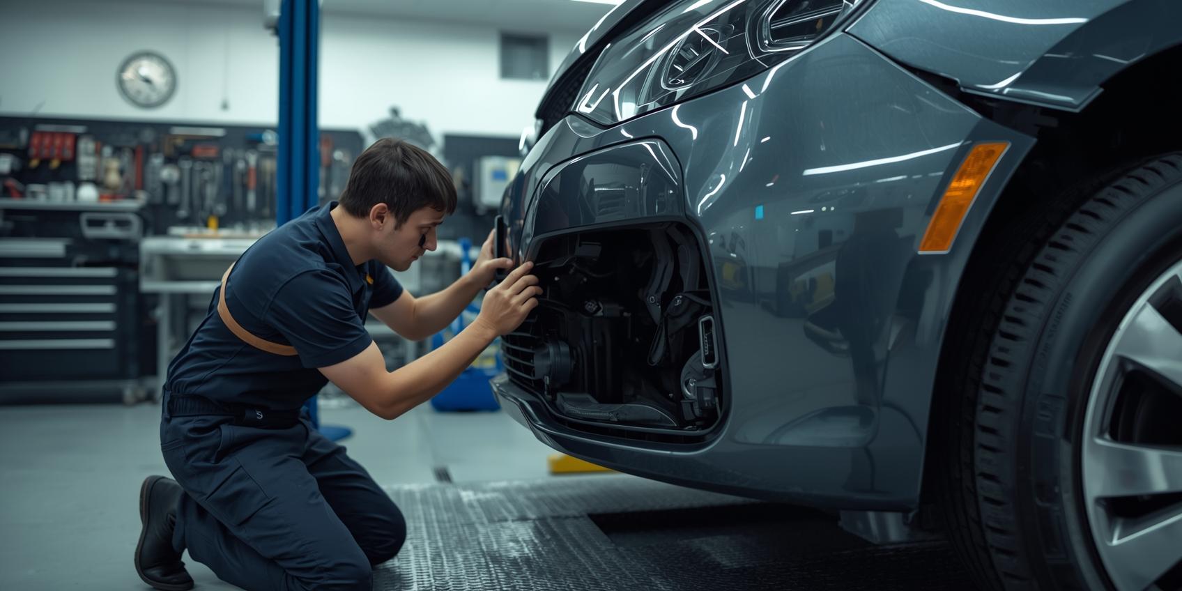 Bumper repair in Detroit at Holbrook