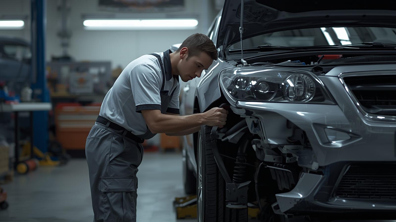 Bumper and fender repair service in Detroit at Holbrook