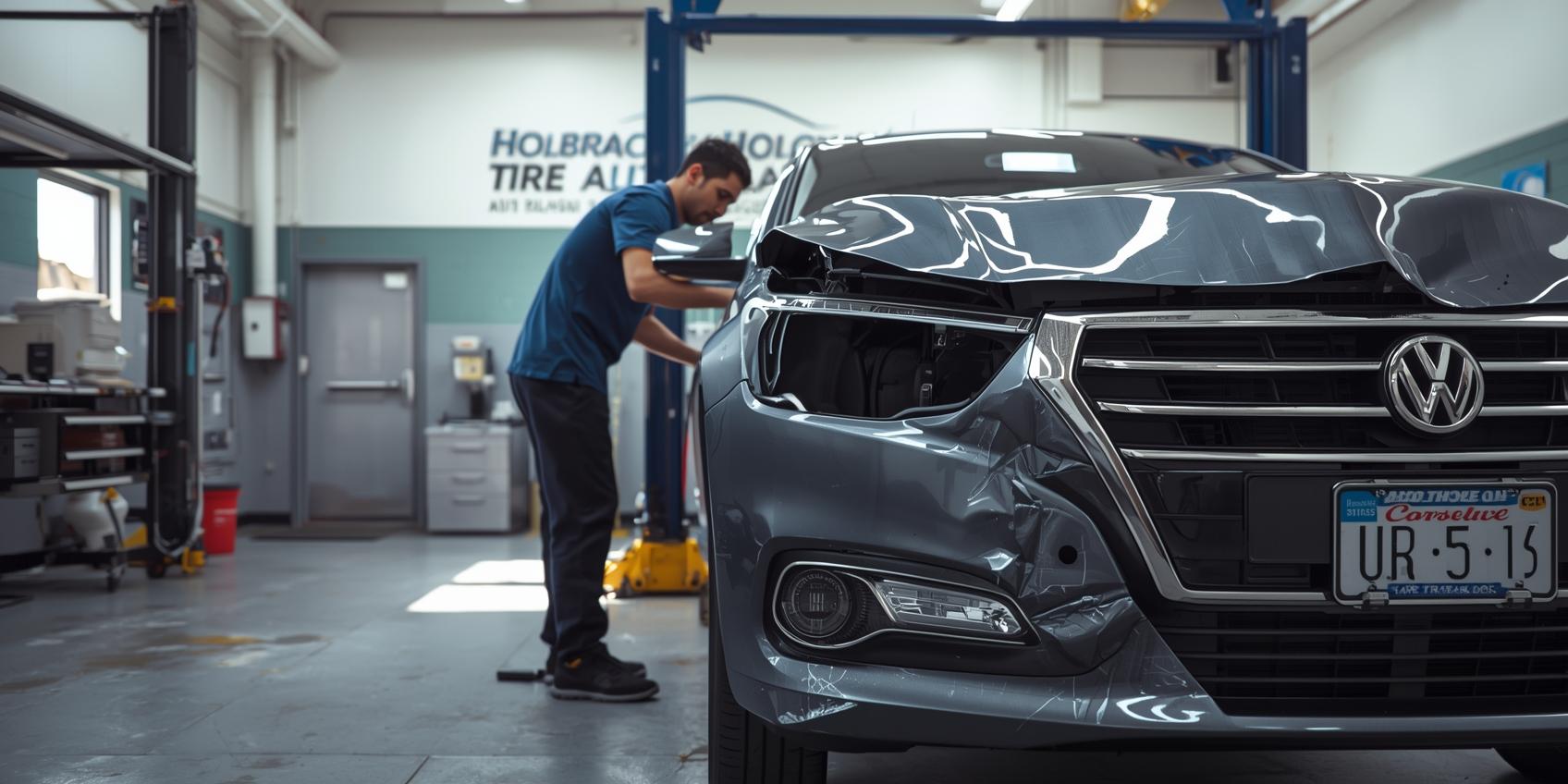 Collision repair in Detroit at Holbrook