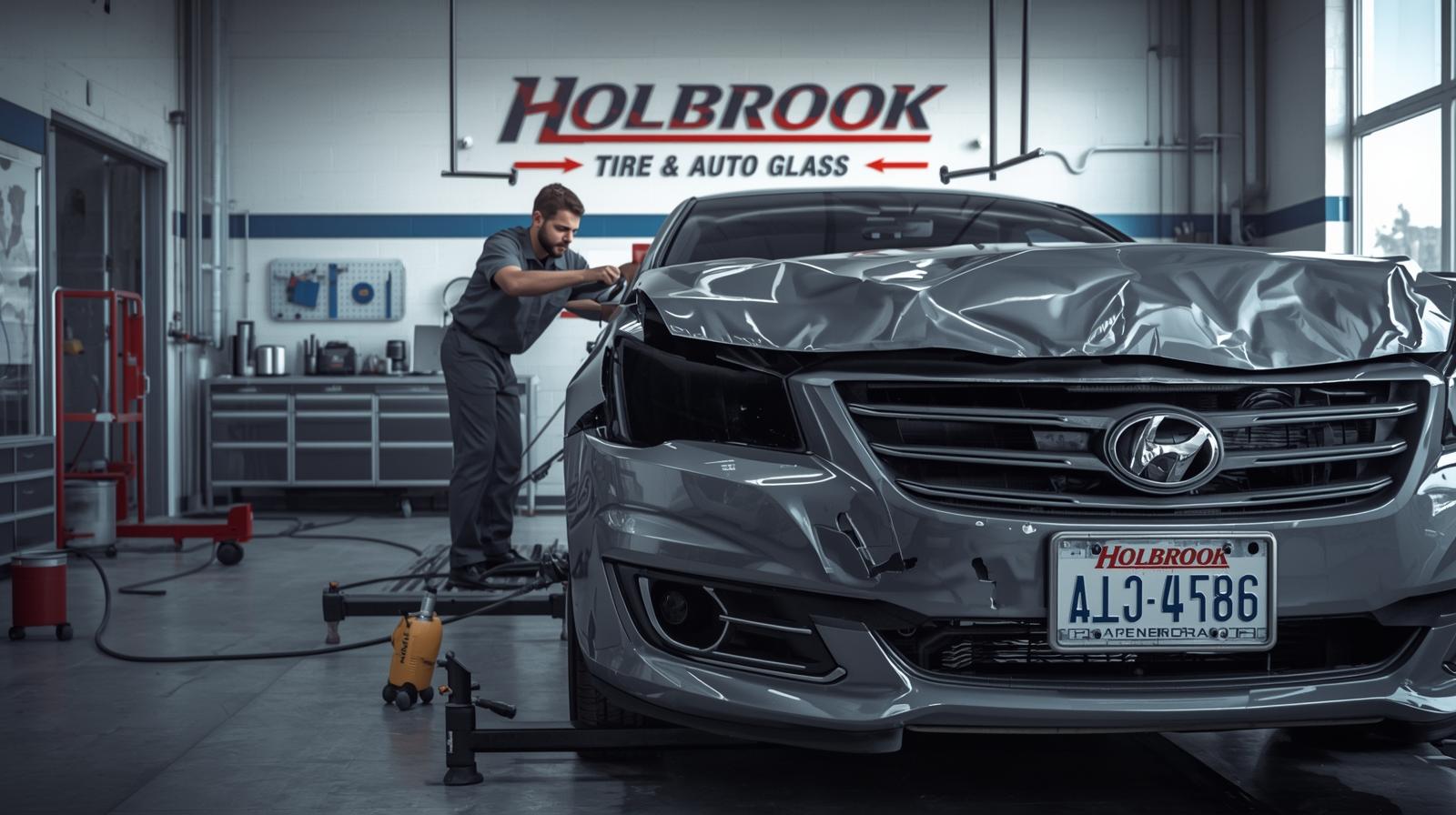 Collision repair service in Detroit at Holbrook Tire & Auto Glass