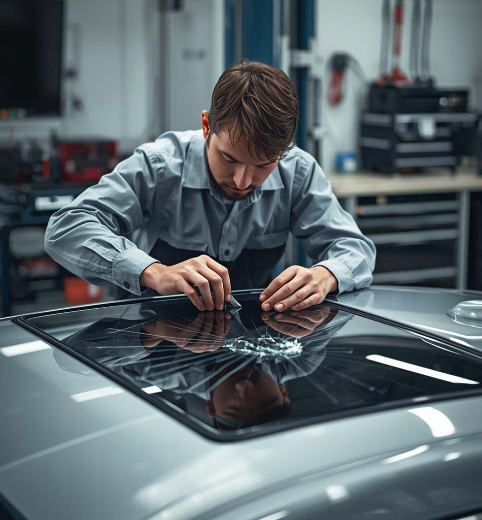 Sunroof repair technician in Detroit
